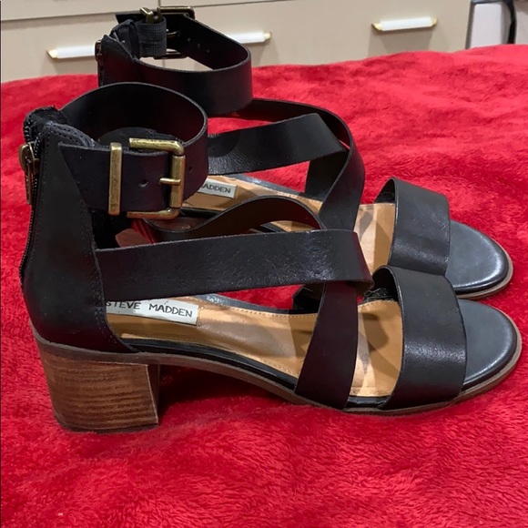 steve madden short block heels